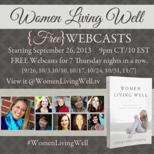 Women Living Well Webcast Graphic